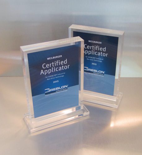 "Certified Applicator" - WEILBURGER Coatings GmbH