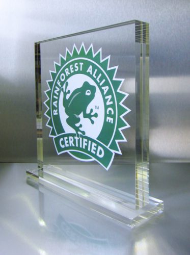 Tombstone "Rainforest Alliance" - Kaffee Partner GmbH